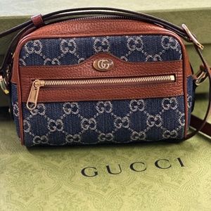 Gucci GG Denim Camera Bag